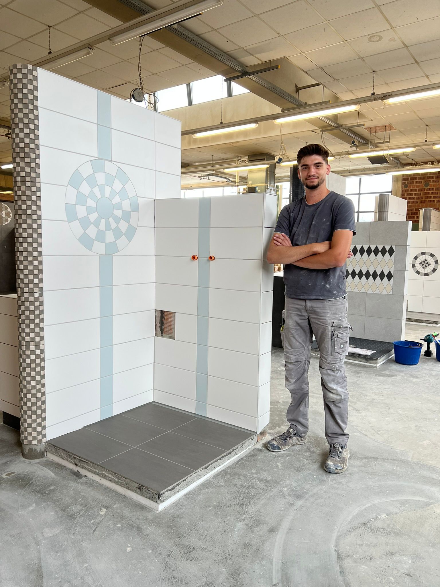 Ömer Bölge bei der Arbeit